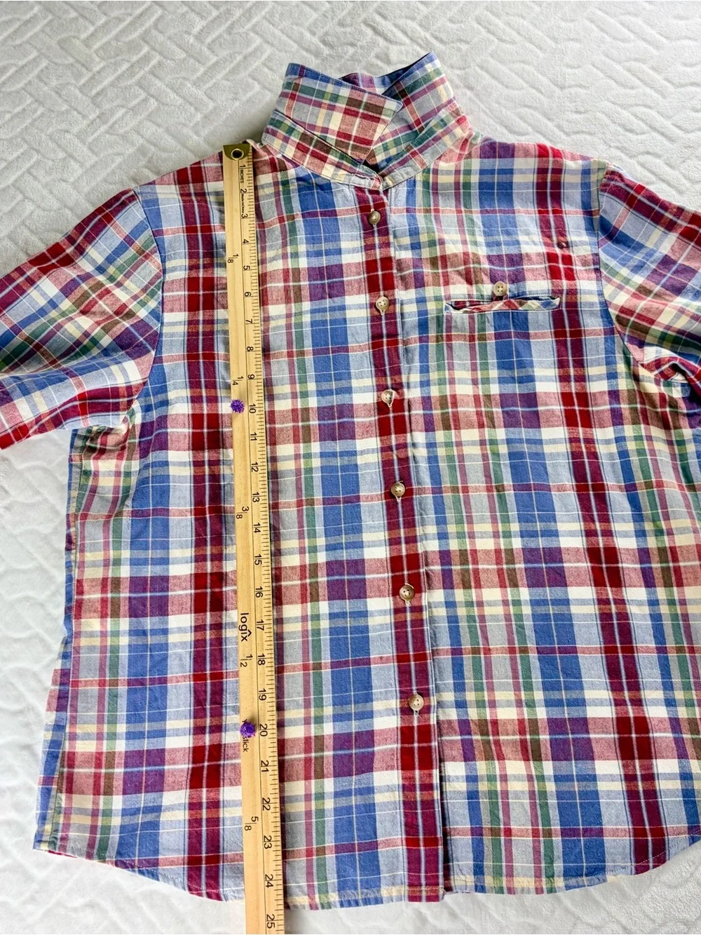 VTG Pendleton 100% Cotton 1992 Release Plaid Button Front Skirt Set Size M / 10